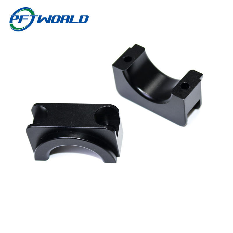 Aluminum CNC Turning Milling Parts Black Hard Anodized Machining Parts